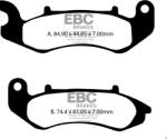 EBC Brakes EBC SFA707 robogó fékbetét (1 tárcsához) EBC Brakes Fékrendszer és alkatrészei Fékbetétek, fékpofák és féktárcsák Tárcsafékbetétek
