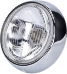 101 Octane Fényszóró betét kerek 85mm / 109mm krómozott Puch MS, VS, MV, DS 1 (régi) 101 Octane Elektromos alkatrészek Világítás és fényjelzés Fényszórók és első világítás Komplett fényszórók