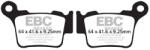 EBC Brakes EBC MXS368 off-road verseny fékbetét (1 tárcsához) EBC Brakes Fékrendszer és alkatrészei Fékbetétek, fékpofák és féktárcsák Tárcsafékbetétek