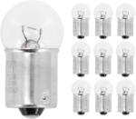 Flösser 6V 10W szabvány izzó R10W BA15S foglalattal - átlátszó (helyzetjelző lámpa, 10 darabos csomag) FLOSSER Elektromos alkatrészek Világítás és fényjelzés Izzók Jelző- és műszerizzók BA15s jelzőizzók