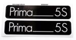 MOGA Matrica szett MOGA 2 darab Szélesség kb. 105mm Magasság 21mm Hercules Prima 5S-hez MOGA Váz, idomok és járműkiegészítők Matricák és járműdekoráció Egyéb matricák és dekorációs elemek