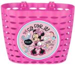 DISNEY Minnie gyermek első kosár, rózsaszín, kormányra szíjjal rögzíthető DISNEY Egyéb járművek Kerékpározás Kerékpáros kiegészítők Kerékpárkosarak és csomagtartótáskák Kerékpárkosarak, ládák és dobozok