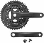 SELECTION P2R (Vélo) SELECTION P2R VTT 8-9 sebességes fekete alumínium hajtókar 172, 5 mm, 50-39-30 fogas, cserélhető lánctányérok, 110 mm-es csapágyházhoz SELECTION P2R (Vélo) Egyéb járművek Kerékpározás Kerékpár-alkatré