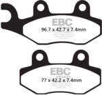 EBC Brakes EBC FA135TT fékbetét (1 tárcsához) EBC Brakes Fékrendszer és alkatrészei Fékbetétek, fékpofák és féktárcsák Tárcsafékbetétek