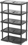 JHT Pantofar cu cinci nivele, din plastic dur, dimensiune 80 x 47 x 29 cm (pantofar5nivjht) Pantofar
