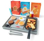 Spin Master Set de joaca din lemn gratar cu schimbarea culorii Melissa and Doug 27 piese (6074893) Bucatarie copii