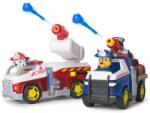 Spin Master Set 2 vehicule de salvare Patrula Catelusilor masini de pompieri cu figurine (6073471) Figurina