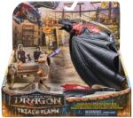 Spin Master Set de joaca How to Train Your Dragon Trial of Flame- Batalii arzatoare Tunul aprins si Dragonul Toothless (6075575_20156294) Figurina