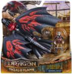 Spin Master Set de joaca How to Train Your Dragon Trial of Flame - Dragon Tootless si figurina Hiccup (6075557) Figurina