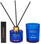 Sorvella Set Aromatizator 120ml + Lumanare parfumata 170g Blue Angel, Sorvella