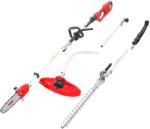 HECHT Unealta multifunctionala electrica HECHT 690, 3 A n 1, 900W , trimmer, foarfeca gard viu E i fierastrau telescopic (C25519) Foarfeca gard viu