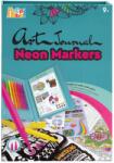 Happi Hobbi Jurnal artistic Happi Hobbi cu markere neon (1038-11041)