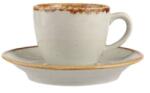 Porland Ceasca pentru cafea cu farfurioara, portelan, 80ml, "Seasons", Gri - P (04ALM001736)