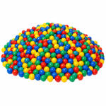 Aga Bile din plastic MIX 5, 5 cm 200 buc (DS9001)