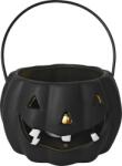 MagicHome Dovleac decorativ LED din portelan negru MagicHome, 12, 7 cm (8092432)