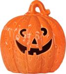 MagicHome Decoratiune Halloween dovleac LED din portelan MagicHome, portocaliu (8092435)