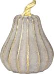 MagicHome Decoratiune dovleac MagicHome Nature din polyresin, auriu-gri, 16, 2 cm (8092415)
