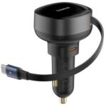 Baseus Enjoyment Pro autós töltő USB-C 60W klaszter fekete 6932172641658