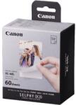 Canon XC-60L papír + tinta, XC-60L, fotópapír, öntapadós, 6756C001, fehér, 60 db, szublimációs, SELPHY Square QX20