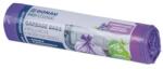 DONAU Professional húzózsinóros tasakok, extra erős, 60 ℓ, 10 db, lila