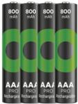 GP Batteries Újratölthető elem GP ReCyko Pro Professional (AAA) 4 db