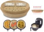 BEPER Friteuza cu aer cald Beper C103ACC001, set 100 buc, 20 cm, antiaderent (77526686)