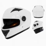 Fixato Casca Moto/Scuter FIXATO Ultra, Protectie UV, Viziera Dubla, Ventilatie buna si permeabilitate la aer, Esarfa de iarna detasabila, Marime universala 59-62 cm, Alb (casca-ultra-fullface-alb)