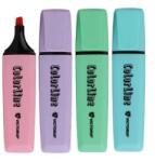 Victoria Szövegkiemelő készlet 1-5 mm OFFICE ColorLine 4 különböző pasztell szín (TVI322P)