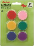Auchan Kedvenc Táblamágnes 4 db-os mintás 25 mm