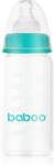 Baboo Anti-Colic Glass Bottle antikólikás üvegből készült cumisüveg 0m+ 120 ml