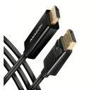 AXAGON RVD-HI14C2 DisplayPort - HDMI Aktív Kábel - 1.8m RVD-HI14C2
