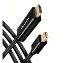 AXAGON RVDM-HI14C2 Mini DisplayPort - HDMI Aktív Kábel - 1.8m RVDM-HI14C2