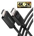 AXAGON RVD-HI20C2 DisplayPort - HDMI Aktív Kábel - 1.8m RVD-HI20C2