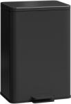 HomCom Coș de gunoi 20 L cu pedală, capac cu închidere silențioasă, coș interior detașabil, negru mat, 34, 2 x 30, 6 x 44, 2 cm | Aosom Romania (851-057V01BK) Cos de gunoi