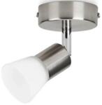 Philips Decagon LED spotlámpa, 4.3W, 340lm, 2700K, izzóval együtt, IP20, matt króm