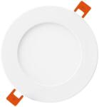 Well kerek beépíthető LED spotlámpa, 6W, 330 lm, semleges fényszínhőmérséklet (4000K), IP20, 126mm, G energiaosztály (LEDPRN-126-SMOOTH-WL)