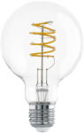 EGLO LED E27 G125 7, 3W 2700K 806lm átlátszó Eglo-110317 (110317)
