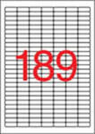 APLI Etikett, univerzális, 25, 4x10 mm, kerekített sarkú, APLI, 3780 etikett/csomag (LCA11706) (11706)