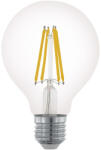 EGLO LED E27 G80 7, 5W 2700K 806lm átlátszó Eglo 110023 (110023)
