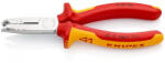 KNIPEX Köpeny-eltávolító fogó 165mm, többk. burkolattal szigetelt, VDE, krómozott - 1346165 (KNI1346165)