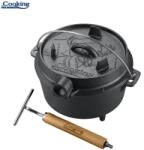 Heinner Ceaun Fonta Pura Heinner 2-in-1 Capacul Poate Fi Folosit ca Tigaie Grill 37cm 12l Nature Negru (HR-ZVC-TC12)