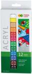 Happy Color Culori acrilice, set 12 culori x 12 ml, Happy Color 73700012-H12