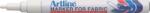 Artline Marker ARTLINE for Fabric, pentru marcat pe material textil, corp metalic, varf rotund 1.2mm - alb (EKC-1-WH) - forit