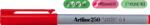 Artline Permanent marker ARTLINE 250, corp plastic, varf rotund 0.4mm - rosu (EK-250-RE) - forit