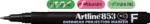 Artline OHP Permanent marker ARTLINE 853, varf fin - 0.5mm - negru (EK-853-BK) - forit