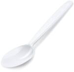 Wimex műanyag kanál többszöri használatra, fehér, 18, 5 cm, 50 db (22006)