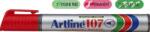 Artline Permanent marker ARTLINE 107, corp plastic, varf rotund 1.5mm - rosu (EK-107-RE) - forit