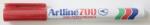 Artline Permanent marker ARTLINE 700, corp metalic, varf rotund 0.7mm - rosu (EK-700-RE) - forit