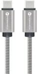 FORCELL USB 2.0 Type C Összekötő Ezüst 1m 108996 (108996)