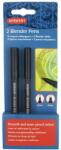Derwent Marker DERWENT Professional, pt amestec si estompare, 2 buc/set, varf tip glont, 2 si 4 mm, negru (DW-2302177)